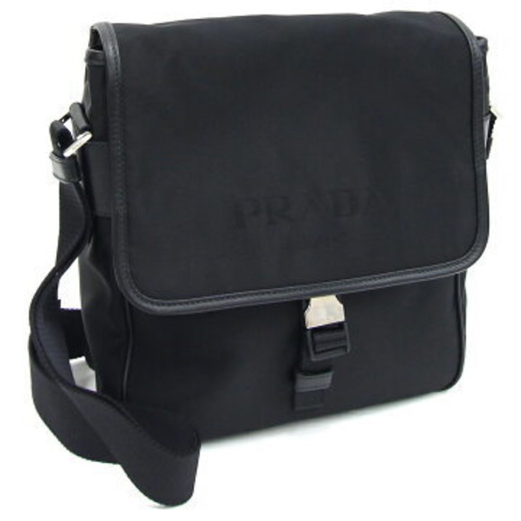 Prada Shoulder Bag Black Crossbody - Picture 1 of 7